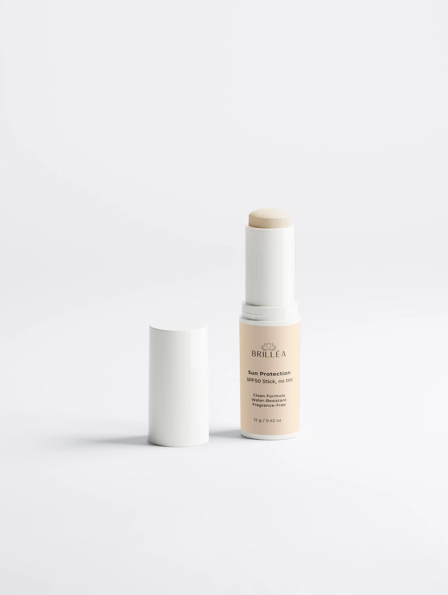 BRILLÉA Sonnenschutz Stick SPF50 mineralischer Sonnenschutz ohne Tönung 7 g