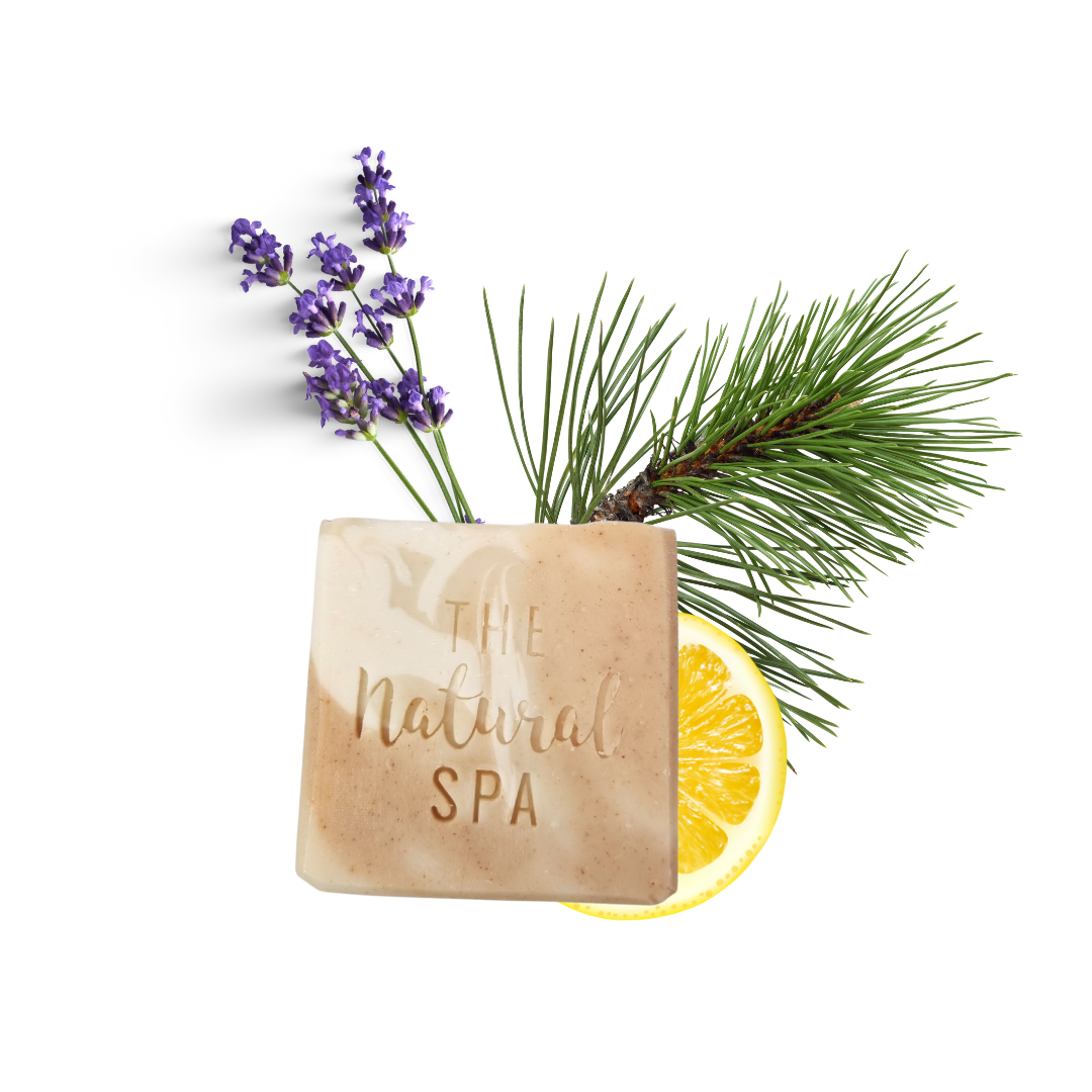 Eves Garden Cold Process Soap Bar | Lemongrass, Lavender & Pine Natural Handcrafted Soap | Vegan, Plastic-Free Skincare | 3 Styles Available-3