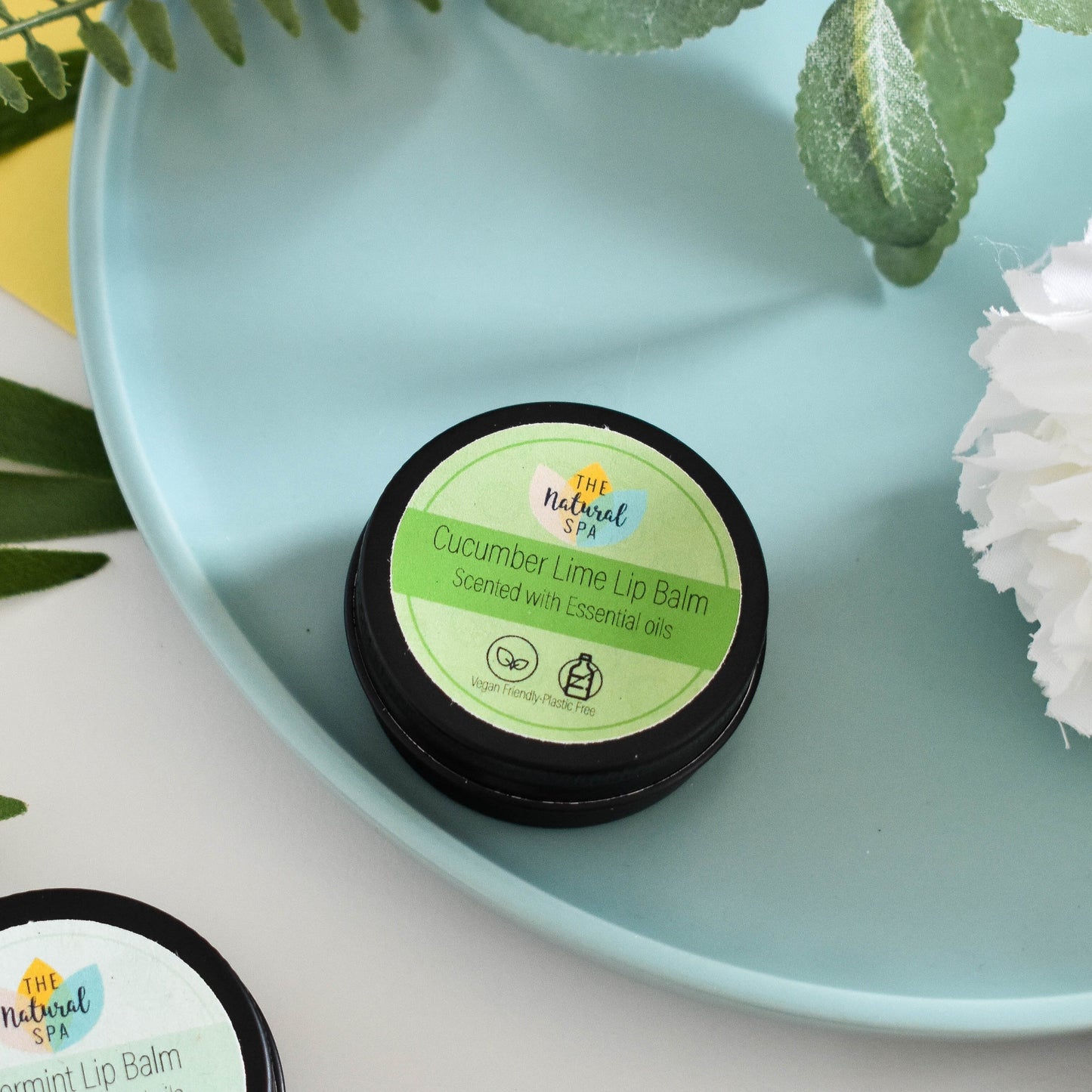Cucumber Lime Natural Lip Balm | Vegan, Hydrating & Nourishing | Plastic-Free, Handmade Lip Care-0