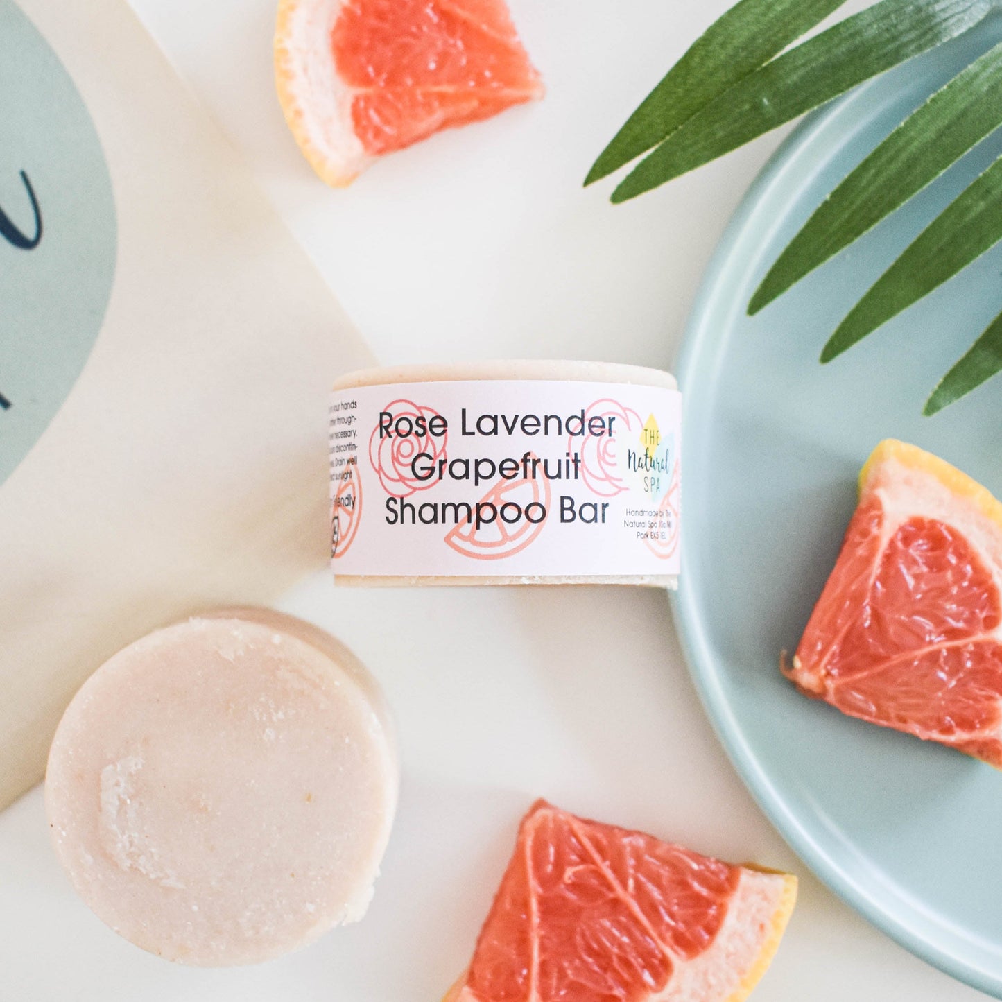 Rose, Lavender & Grapefruit Shampoo Bar | Natural Hair Wash for All Hair Types | Vegan, Plastic-Free Hair Care-0