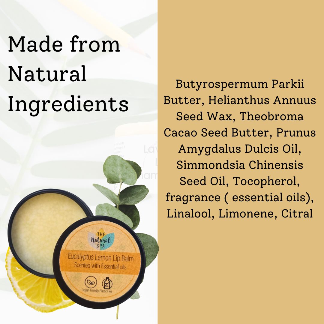Lemon Eucalyptus All Natural Lip Balm-4