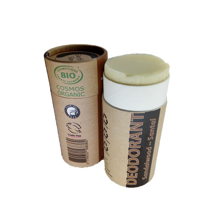 EARTH SENSE ORGANICS Deodorant ohne Aluinium - Sandelholz Duft - plastikfrei