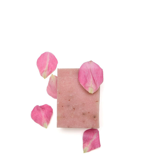 OELFAKTORISCH Dusch- und Pflegeseife mit Rosenöl und echten Rosenblüten 100 g