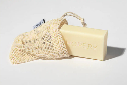 HOPERY Cotton Soap Bag Nachhaltiges Seifensäckchen aus Baumwolle 1 Stück