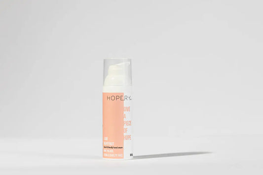 HOPERY Lime Grapefruit Körperpflege-Set Natürliche vegane Seife, Bodylotion & Handcreme 100 ml + 50 ml + 140 g