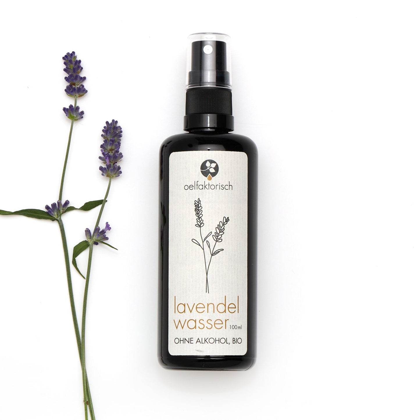 OELFAKTORISCH Lavendelwasser Bio-Gesichtsspray feuchtigkeitsspendend 100 ml
