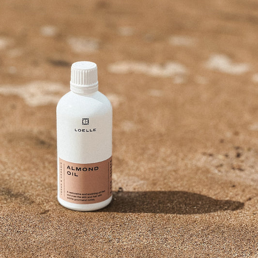 Loelle Organic Skincare Körperöl LOELLE Mandelöl kaltgepresst für trockene Haut & Haare 100 ml