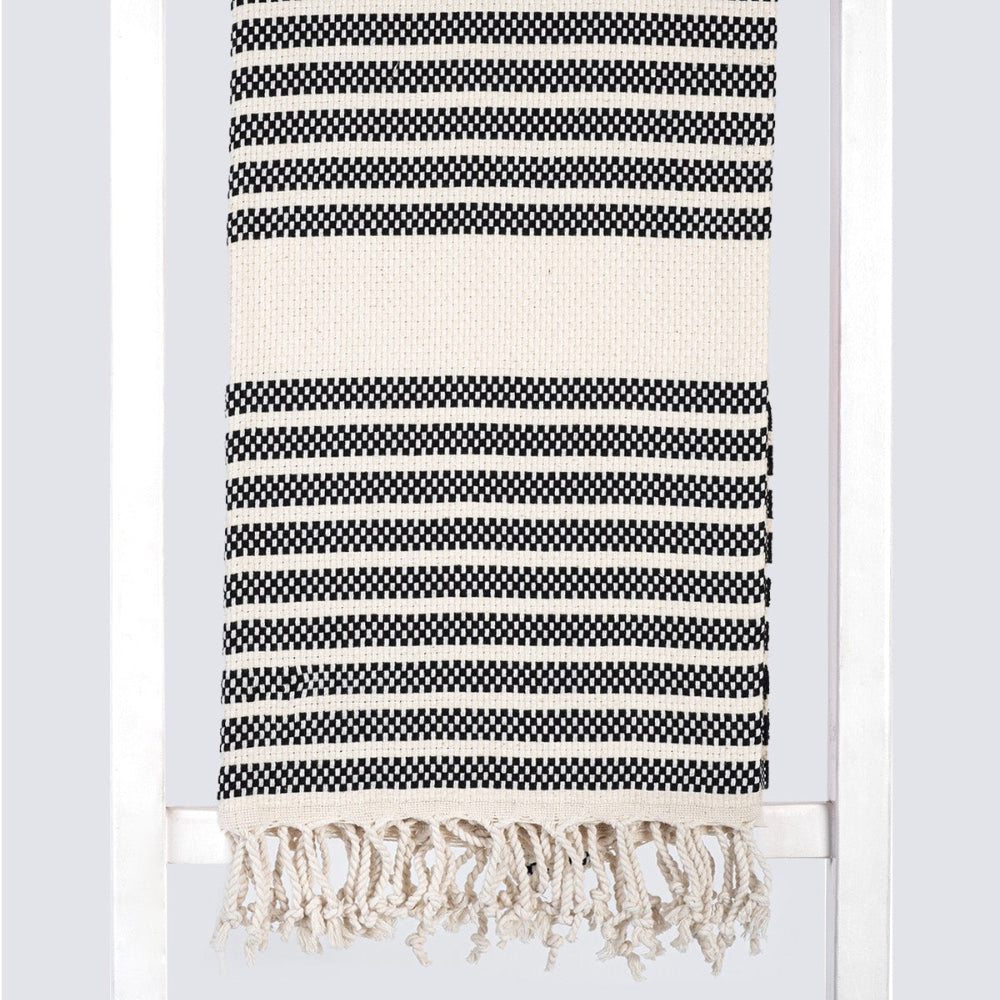 MADEATHAND HAMAMTUCH "MARMARA" 100x180cm - schwarz