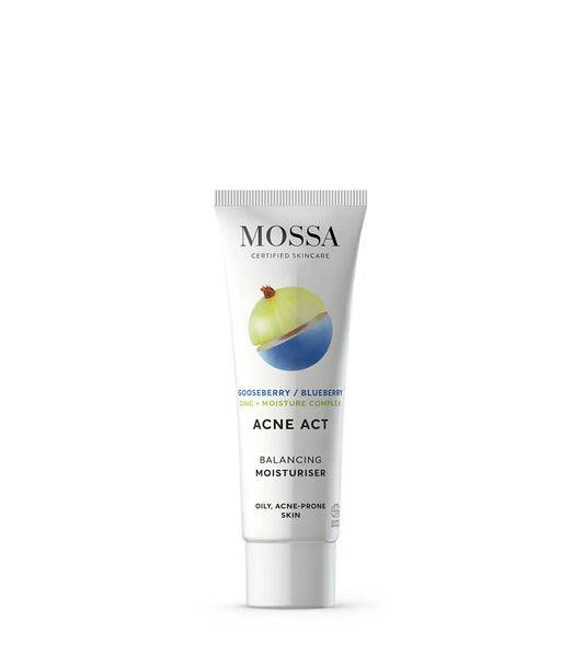 MOSSA ACNE ACT Ausgleichende Feuchtigkeitscreme bei unreiner Haut & Akne 50 ml
