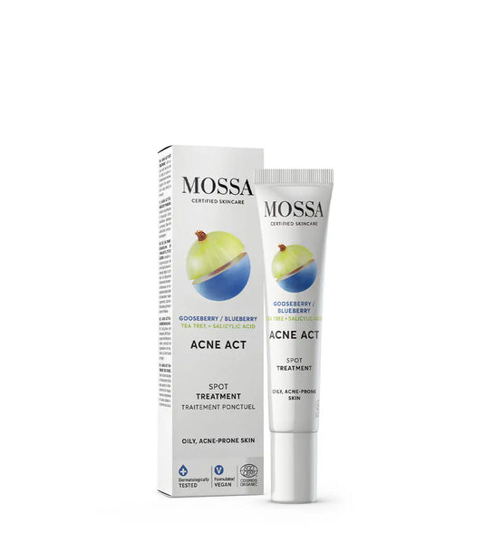 MOSSA ACNE ACT Spot Treatment behandelt Pickel & unreine Haut 15 ml