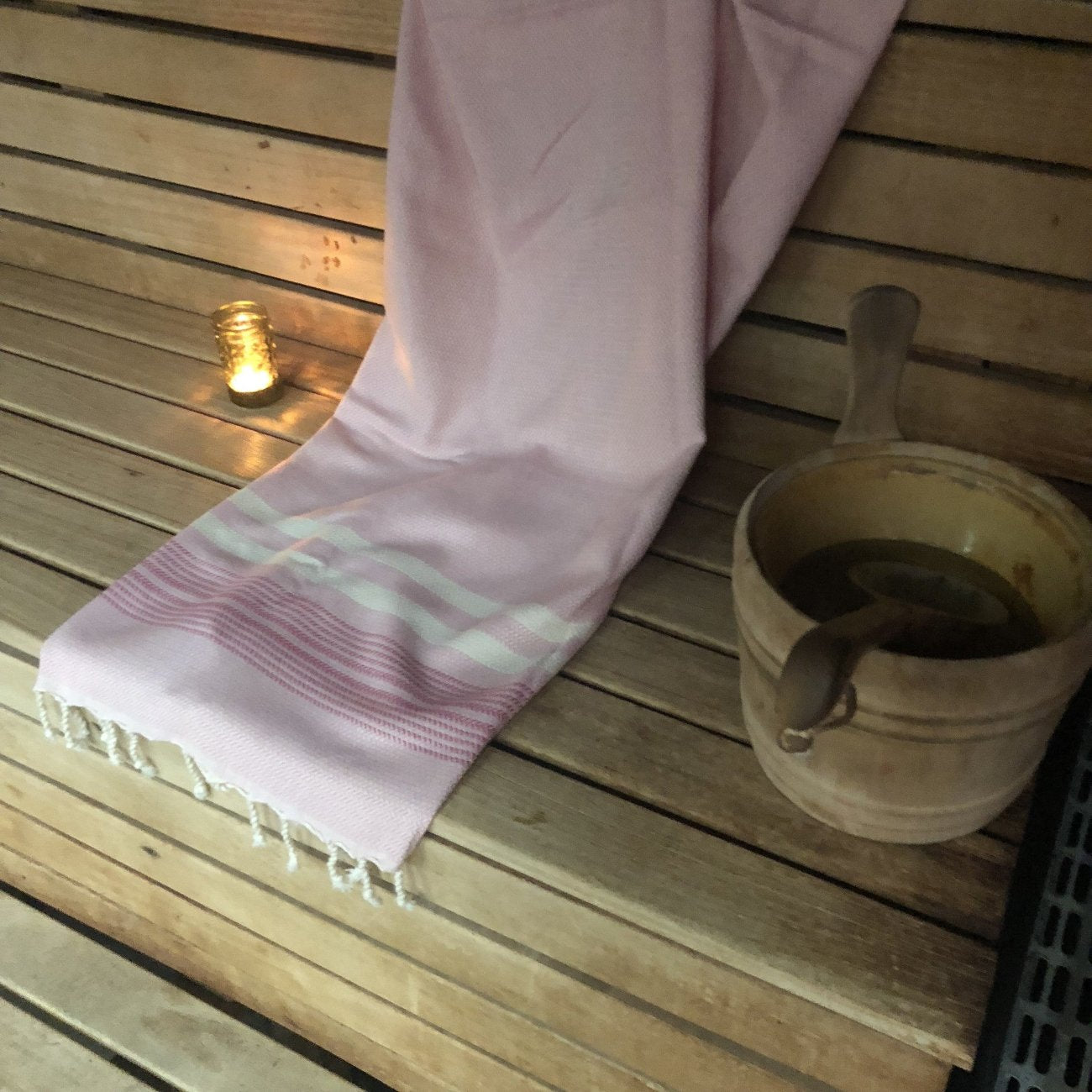 MADEATHAND Hamam Handtuch in Sauna