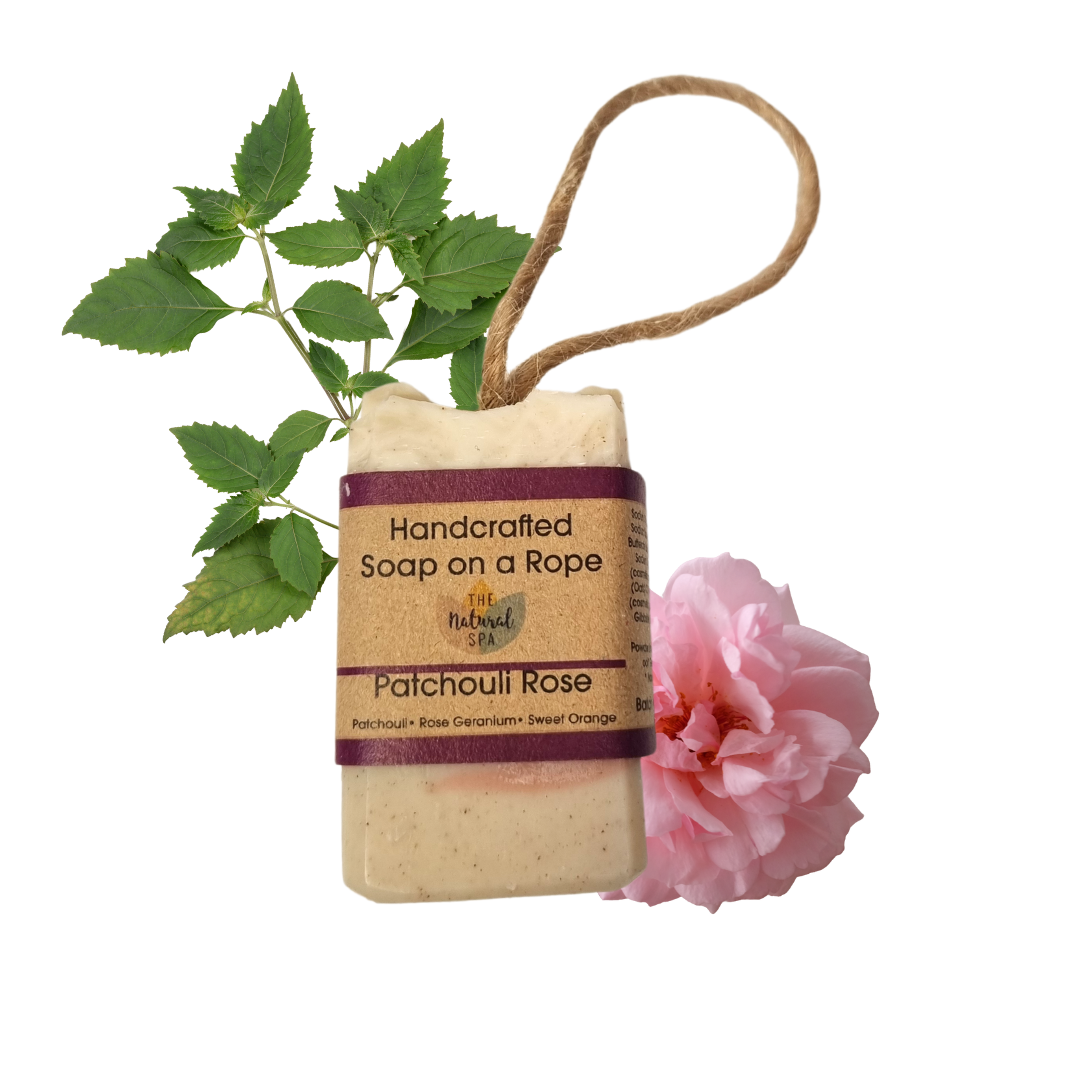 Patchouli Rose Soap Bar | Orange, Patchouli & Rose Natural Handcrafted Soap | Vegan, Plastic-Free Skincare | 3 Styles Available-4