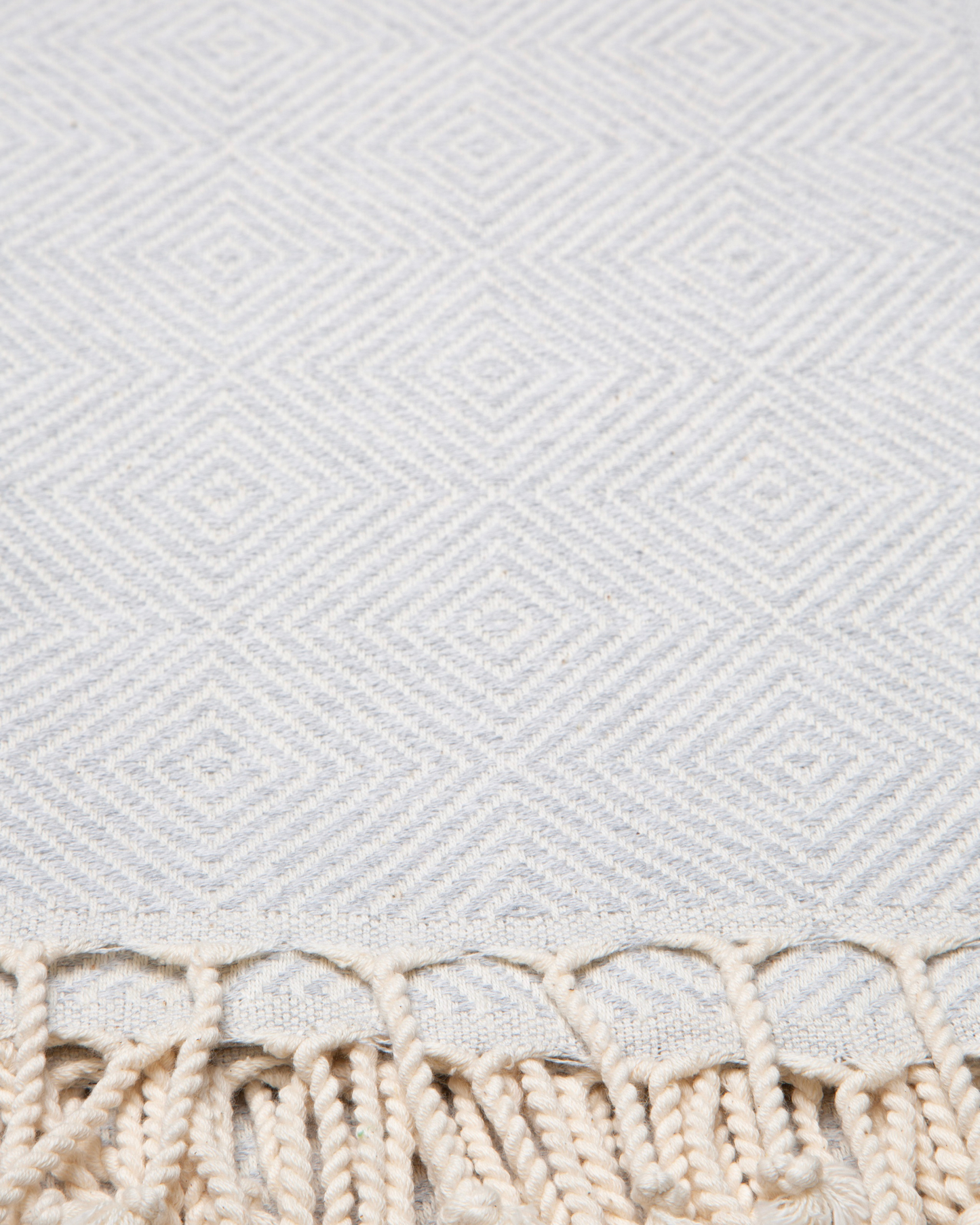CRYSTAL Beach Towel, Turkish Hammam Towel, Spa & Sauna Towel - Grey-4