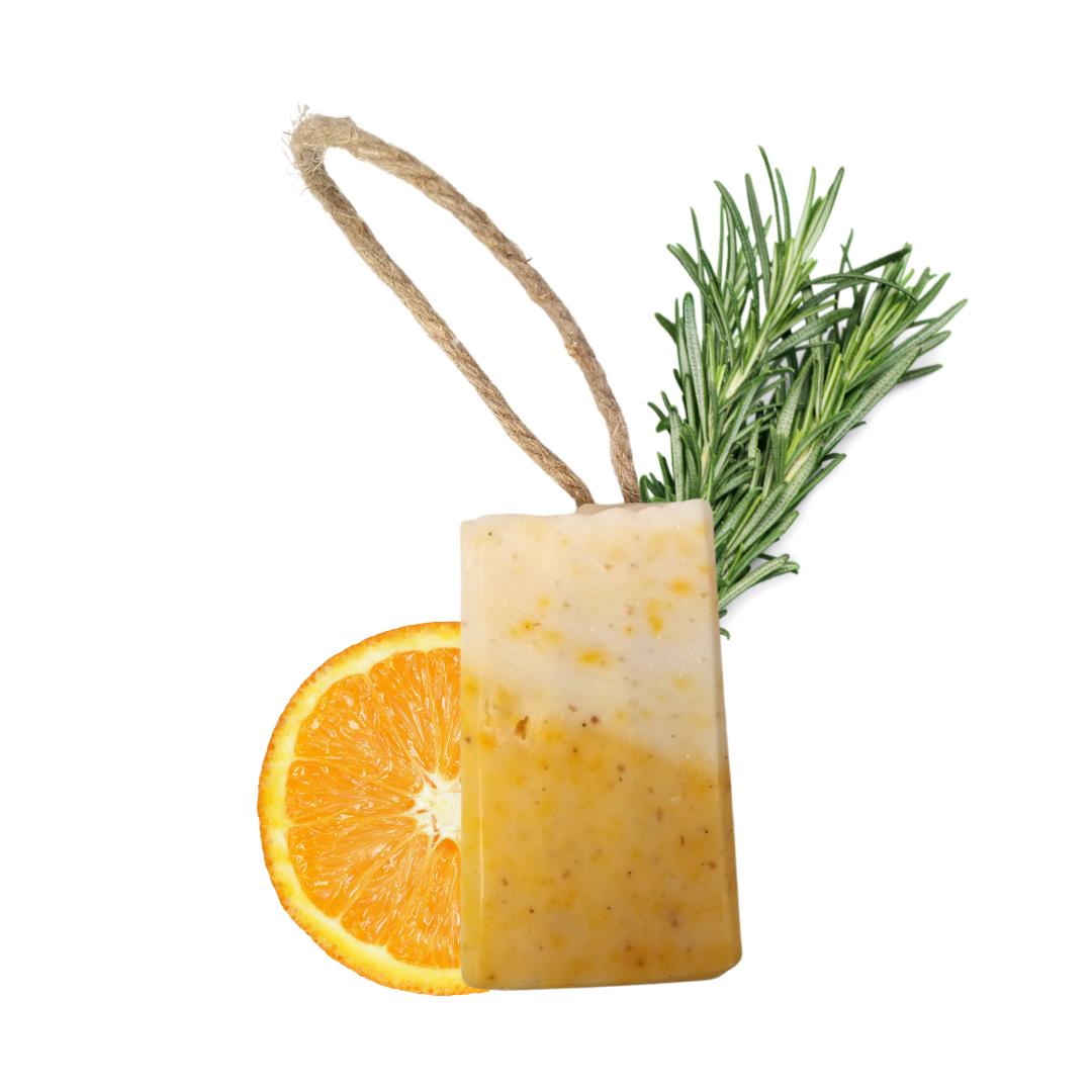 Rosemary Clementine Soap Bar 100g - Scented with essential oils - 3 different styles-4