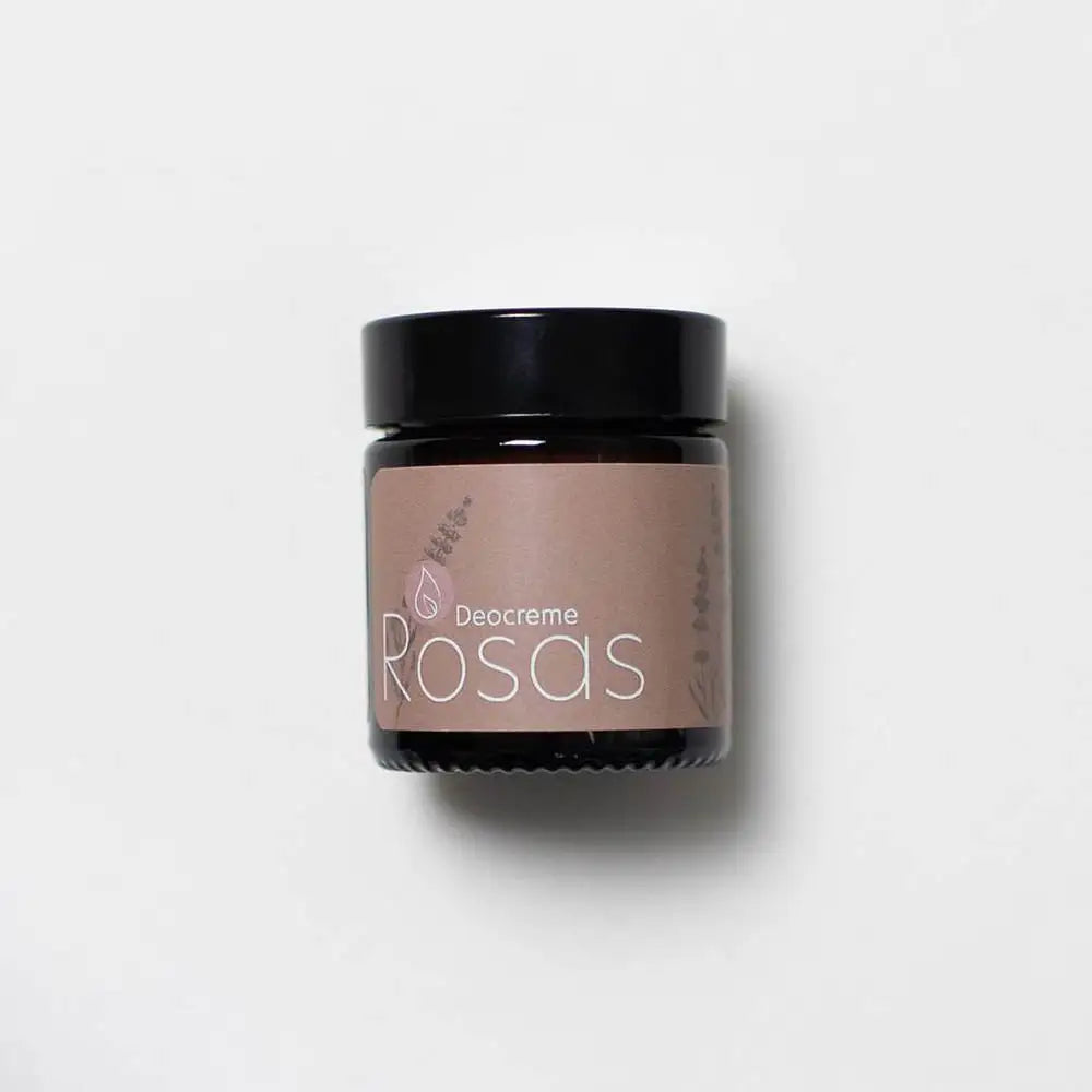 ROSAS NATURKOSMETIK Deocreme Lavendel natürliches Deodorant ohne Aluminium 60 ml Glas