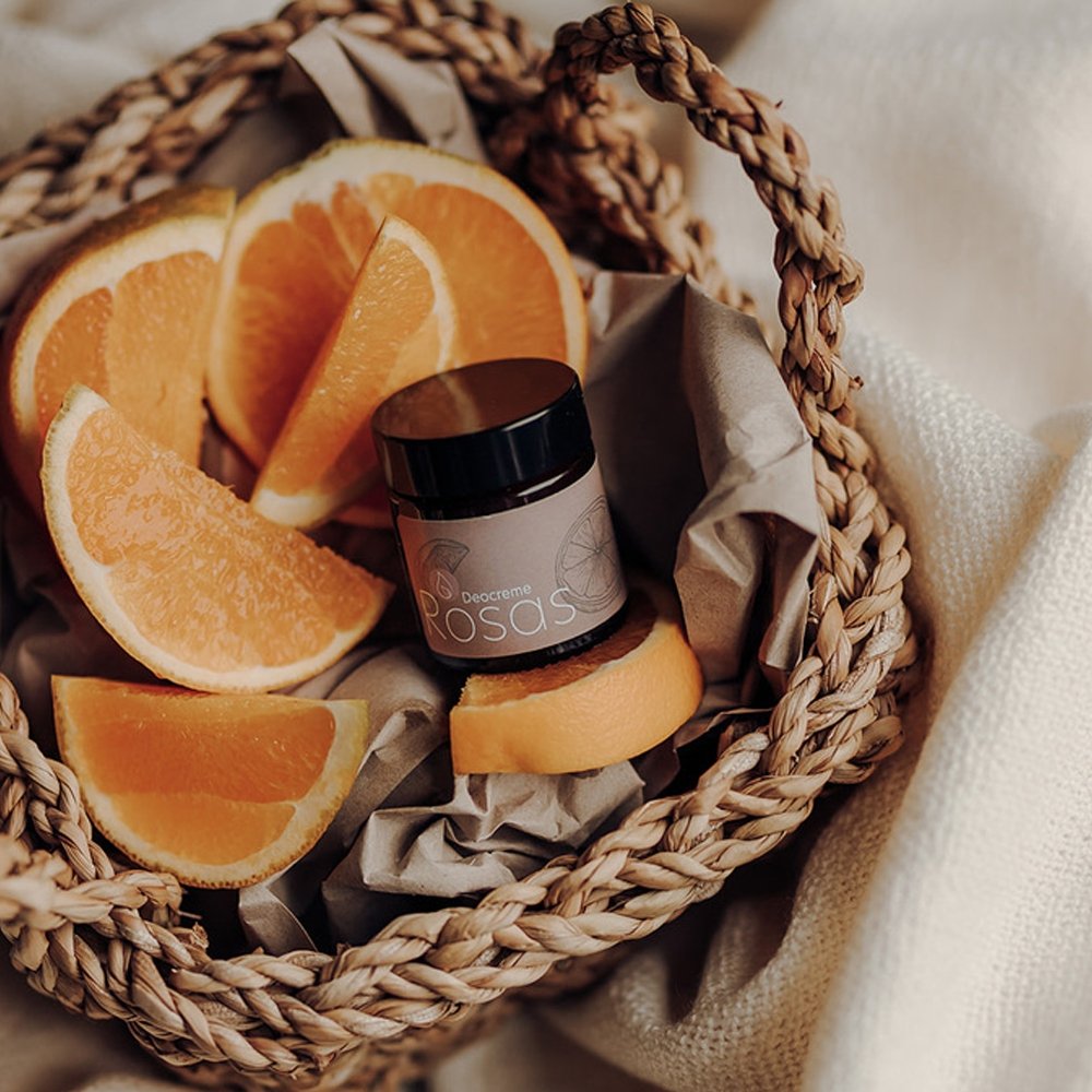 ROSAS Deocreme natürliches Deodorant mit Orangenöl 50 ml