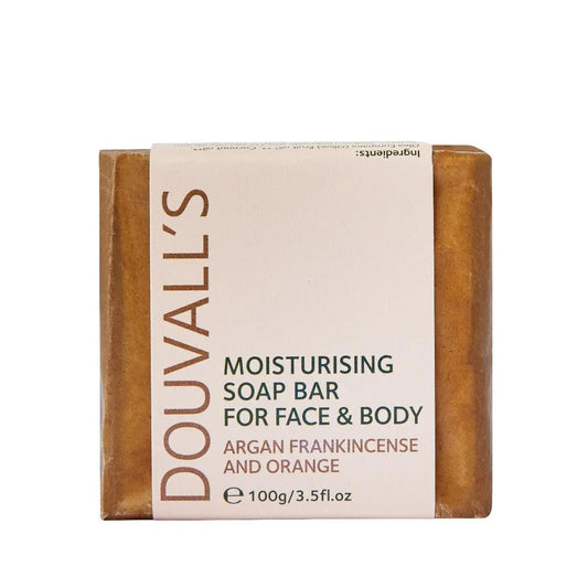 DOUVALL'S Beauty Organic Argan Frankincense & Orange Seife 100 g