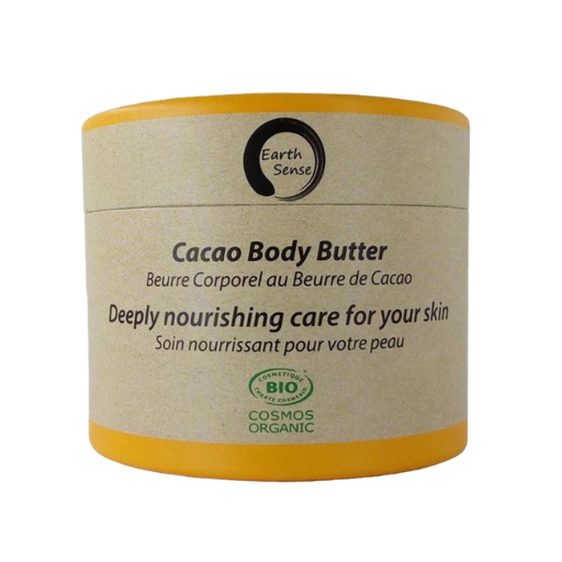 EARTH SENSE Bodybutter mit Kakaobutter Sheabutter, Kokosöl 200ml - Papierverpackung