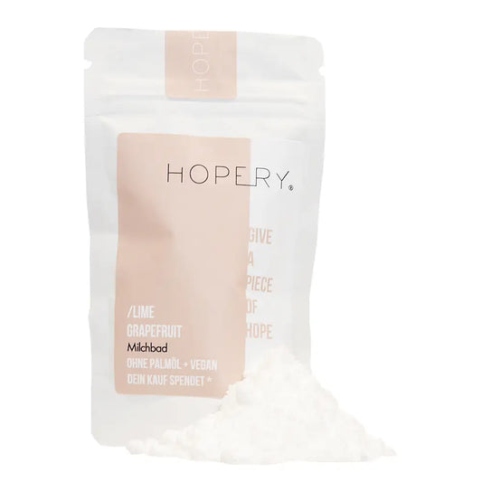 HOPERY Lime Grapefruit Milchbad für zarte und gepflegte Haut 500 g