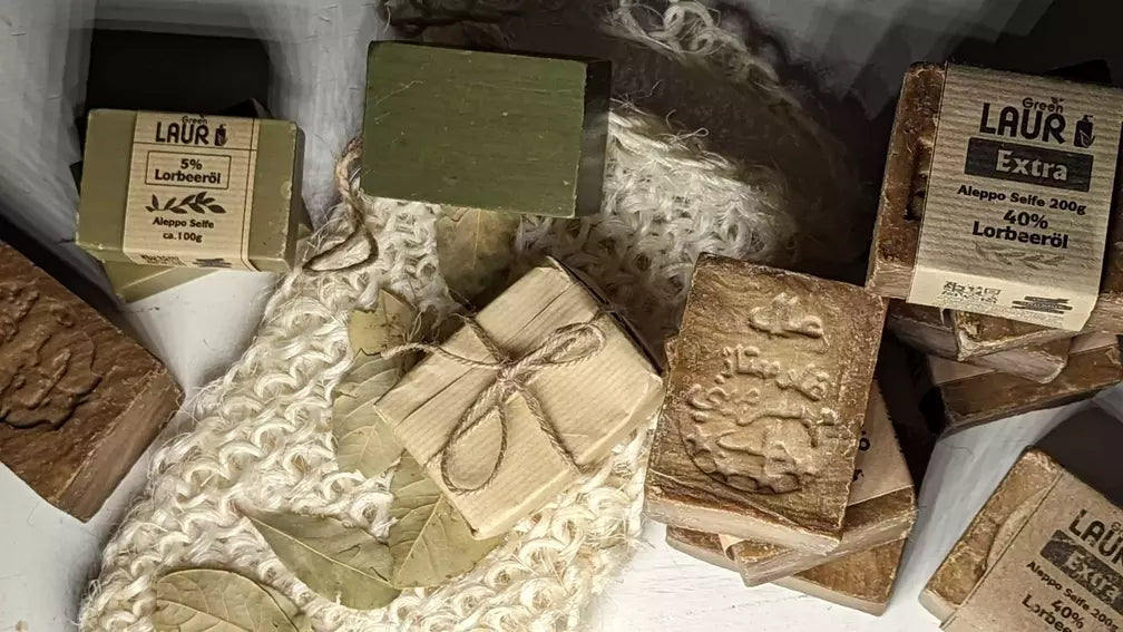 ORIGINAL ALEPPO SEIFE HAARE 5% LORBEERÖL | ca. 100g-2