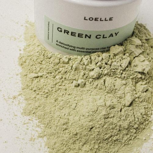 LOELLE ORGANICS Marokkanische Tonerde Grün 150g - zerstreute Tonerde