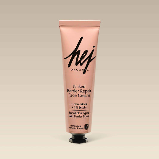 HEJ ORGANIC Naked Barrier Repair Face Cream, 30 ml, Tube mit Schraubverschluss