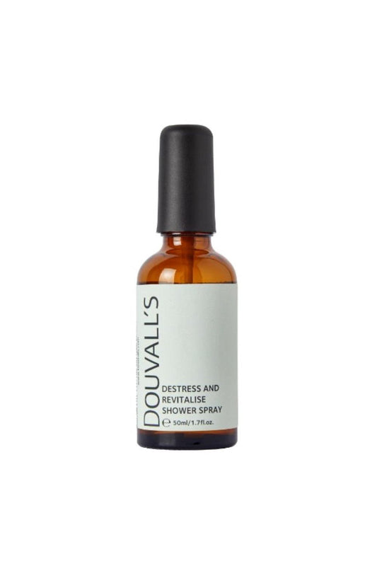 Destress and Revitalise Organic Natural Shower Spray 50ml | Uplifting Citrus Scent for a Spa-Like Shower Experience-0