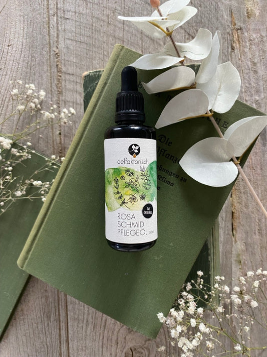 OELFAKTORISCH Muskelentspannungsöl nach Rosa Schmid mit Johanniskraut und ätherischen Ölen 50 ml / 10 ml