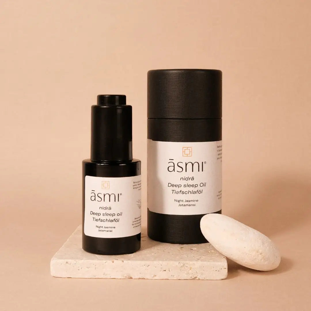 ASMI AYURVEDA Geschenkset Tiefschlaf & Regeneration mit Öl und Tee 2 Stück