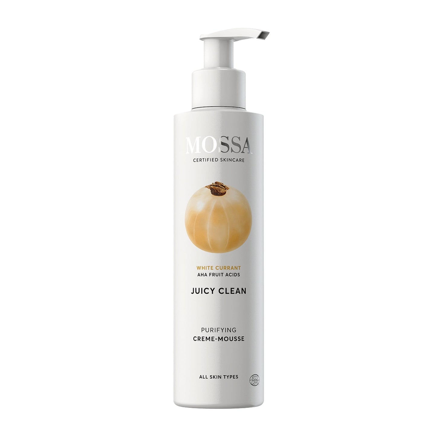 MOSSA | JUICY CLEAN REINIGENDES CREME-MOUSS | GESICHTSREINIGUNG MIT AHA-FRUCHTSÄUREN | 150ml-0
