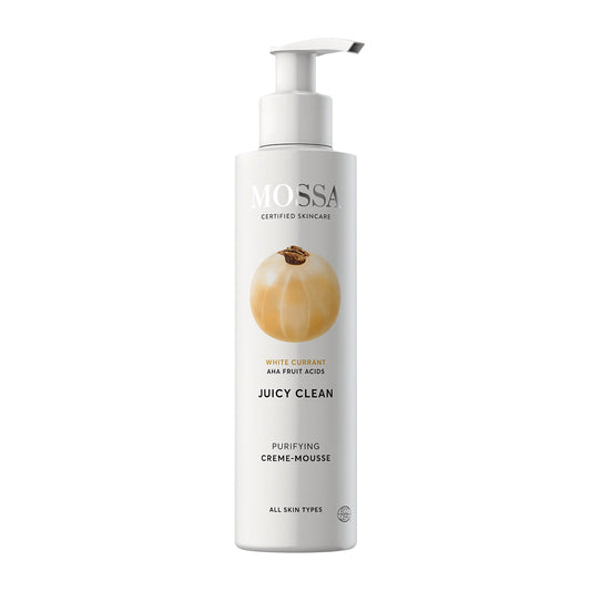 MOSSA | JUICY CLEAN REINIGENDES CREME-MOUSS | GESICHTSREINIGUNG MIT AHA-FRUCHTSÄUREN | 150ml-0