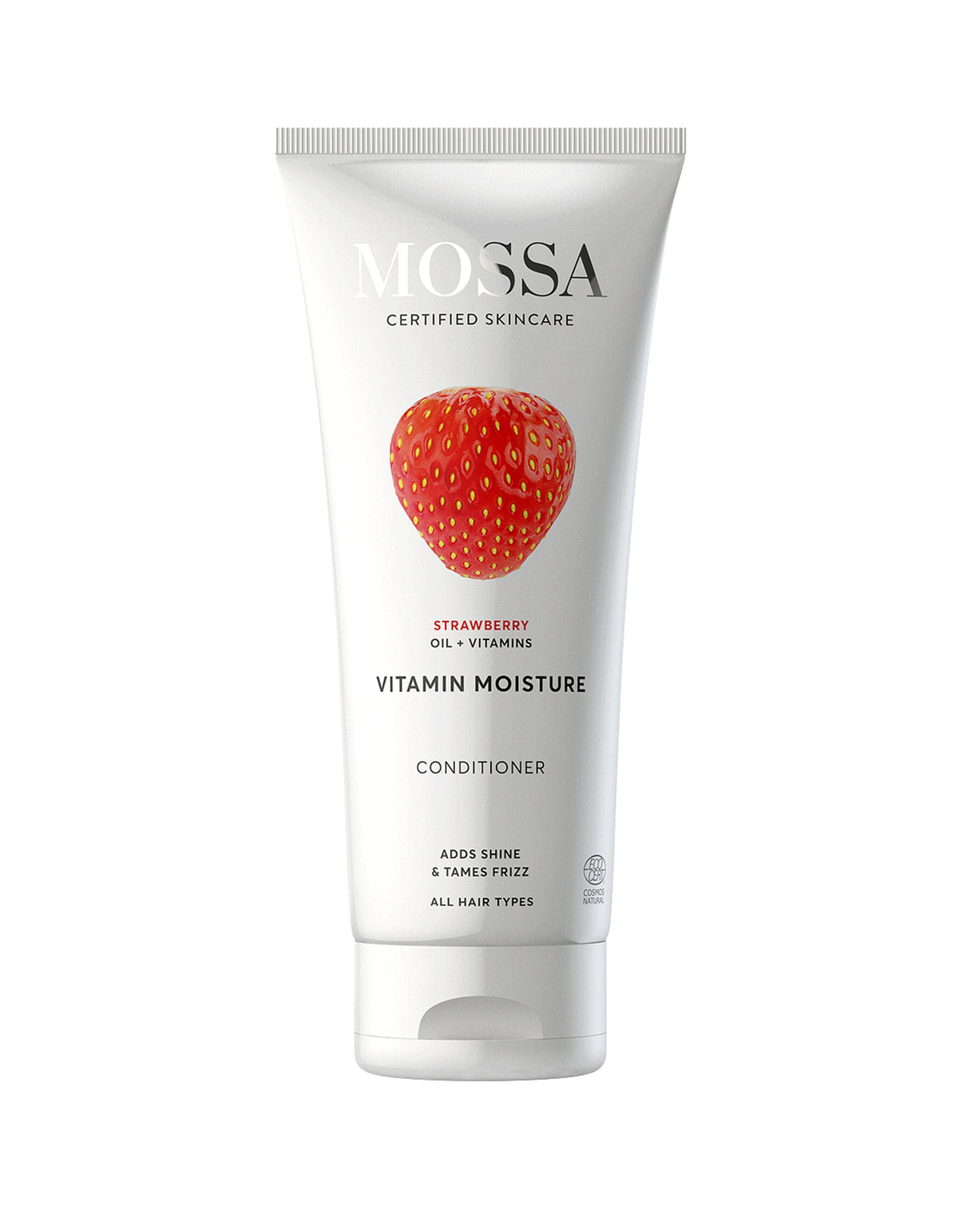 MOSSA | ERDBEER HAAR-CONDITIONER | FEUCHTIGKEIT & REPARATUR FÜR GESUNDES HAAR | 200ml-0