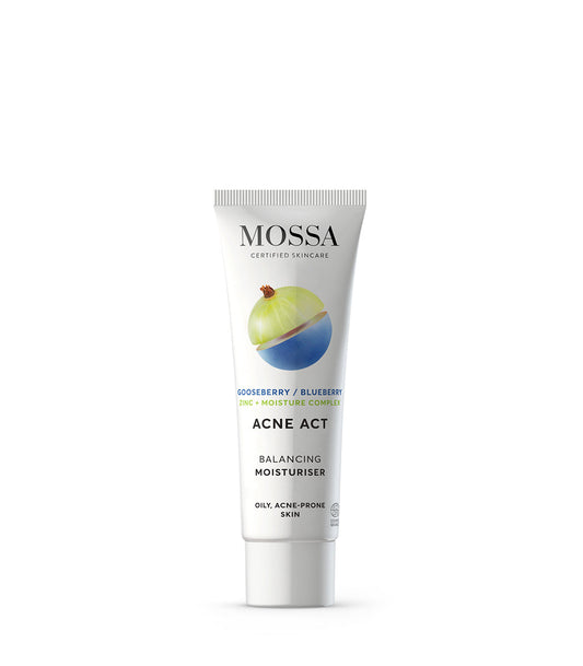MOSSA | ACNE ACT AUSGLEICHENDE FEUCHTIGKEITSCREME | BEI UNREINER HAUT & AKNE | 50ml-0