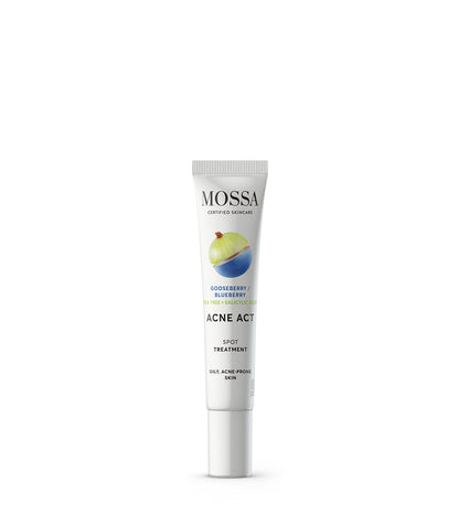 MOSSA | ACNE ACT SPOT TREATMENT | BEHANDELT PICKEL & UNREINE HAUT | 15ml-0