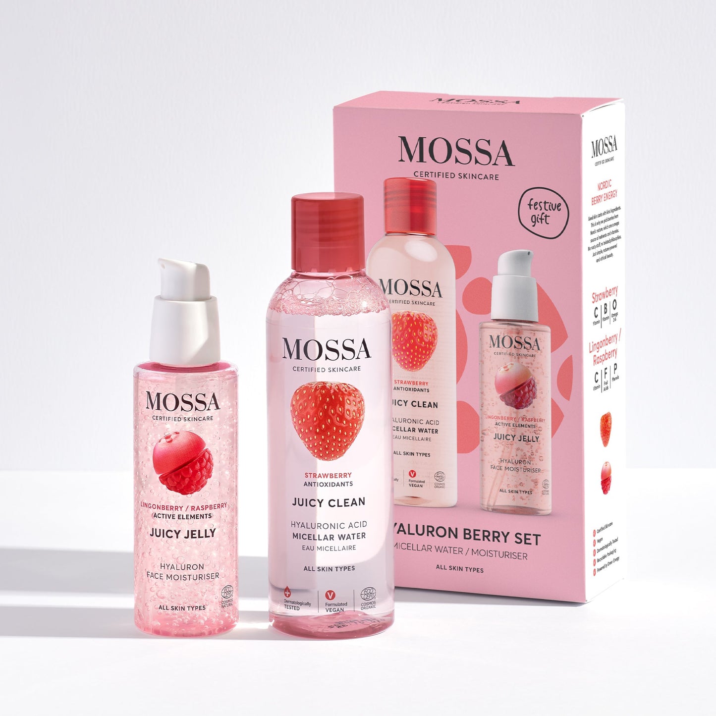 MOSSA | JUICY BERRY DUO SET | FEUCHTIGKEIT & STRAHLKRAFT FÜR DIE HAUT | 300ml-1