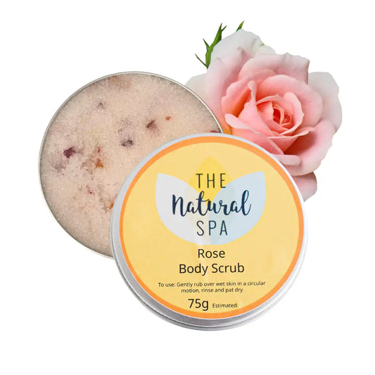 THE NATURAL SPA Rosen Zuckerpeeling natürliches Körperpeeling 3 Größen