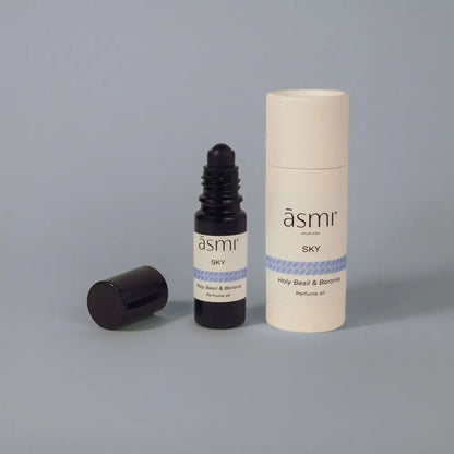 ASMI AYURVEDA Parfum Öl SKY 10ml - Flakon und Verpackung