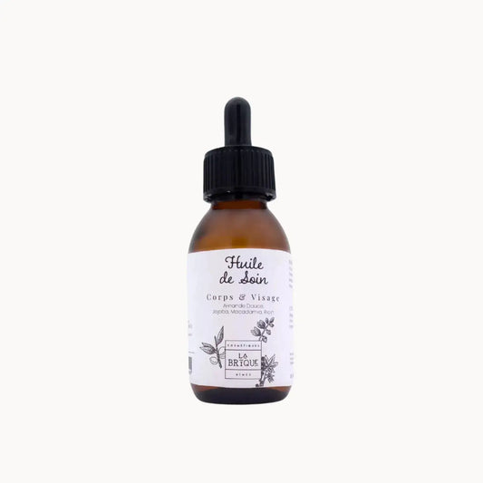 ATELIERS LA BRIQUE Körperöl Süssmandel Jojoba Macadamia Rizinus 100 ml