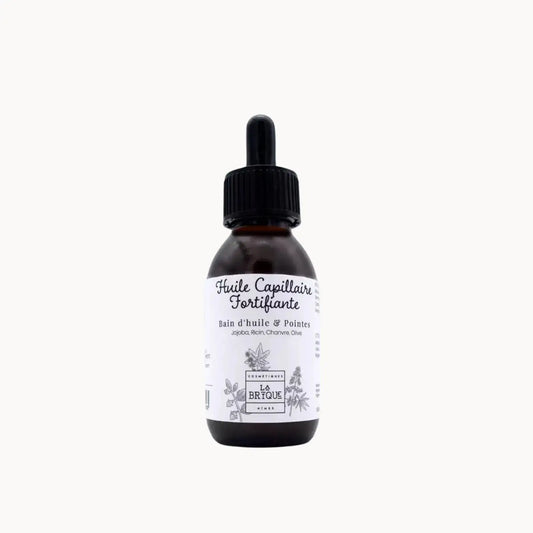 ATELIERS LA BRIQUE stärkendes Haaröl Rizinus Jojoba Hanf Oliven 100 ml