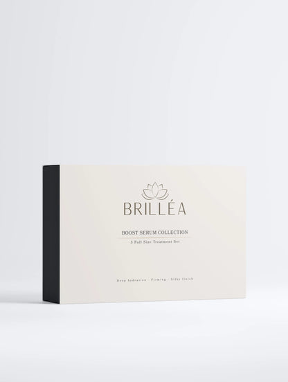 BRILLÉA Boost Serum Collection Box Serum-Kollektion für strahlende Haut 3x 30 ml