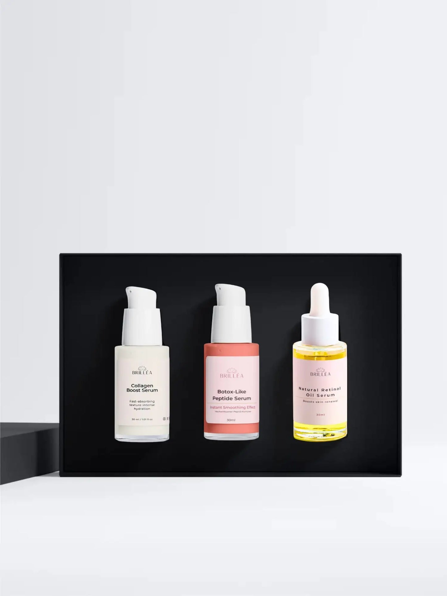 BRILLÉA Boost Serum Collection Box Serum-Kollektion für strahlende Haut 3x 30 ml