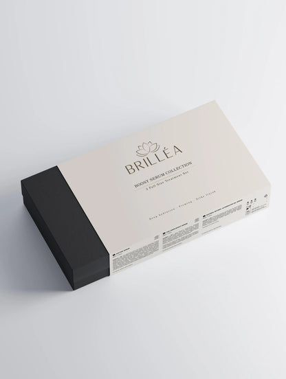 BRILLÉA Boost Serum Collection Box Serum-Kollektion für strahlende Haut 3x 30 ml