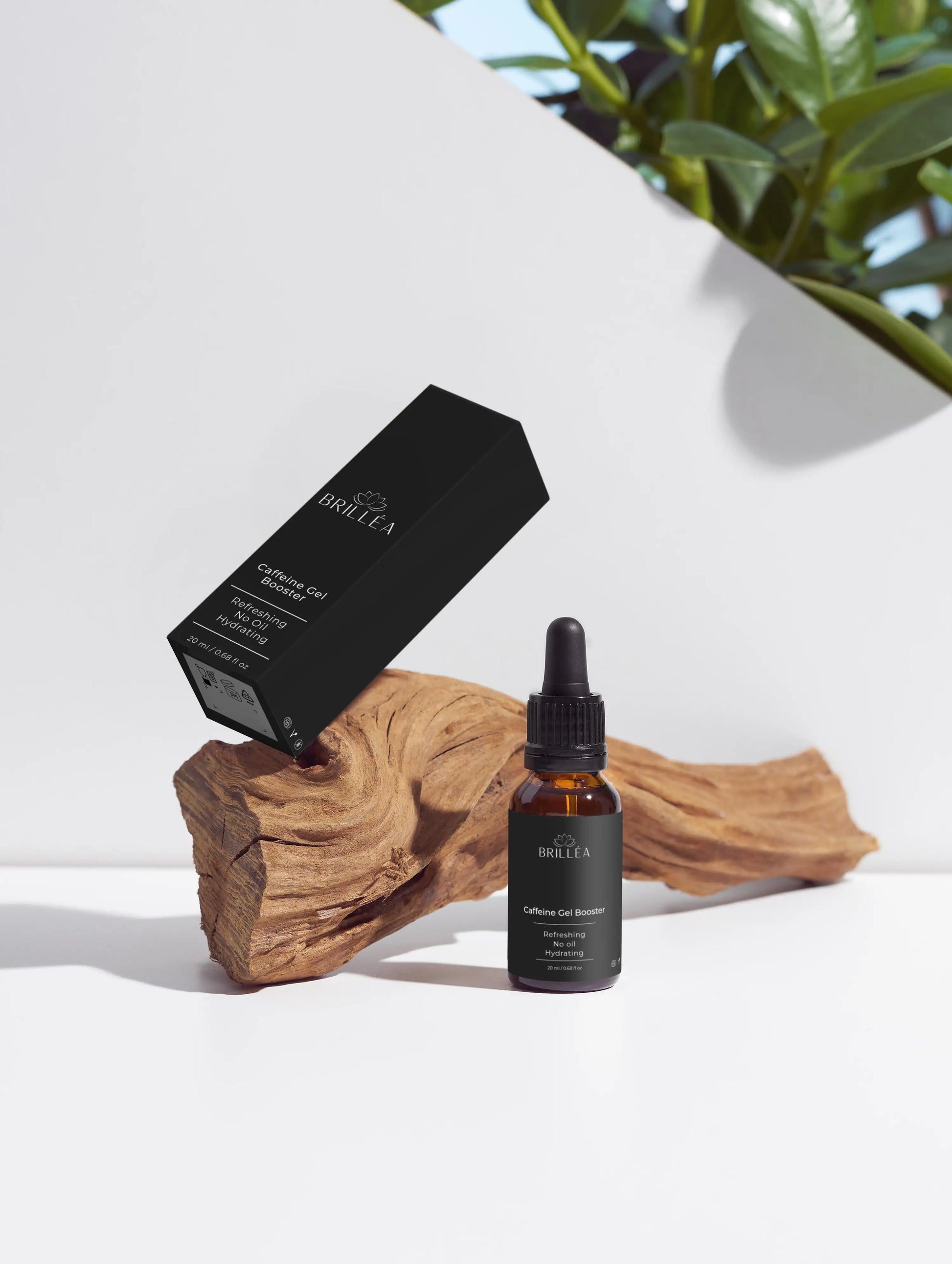 BRILLÉA Caffeine Gel Booster belebt müde Haut & spendet Feuchtigkeit 30 ml