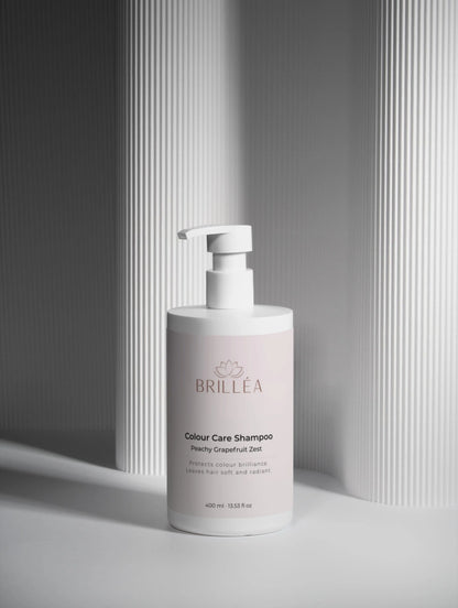 BRILLÉA Colour Care Shampoo Pfirsich-Grapefruit Farbpflege für gefärbtes Haar 400 ml