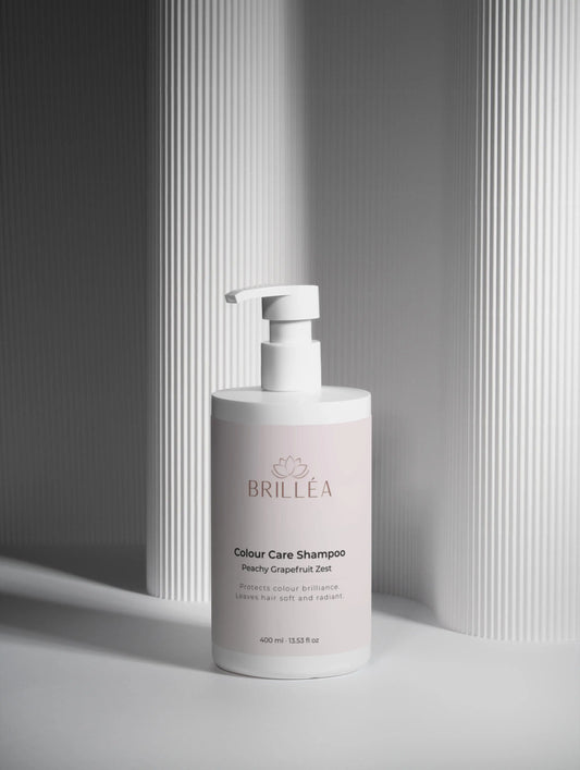 BRILLÉA Colour Care Shampoo Pfirsich-Grapefruit Farbpflege für gefärbtes Haar 400 ml