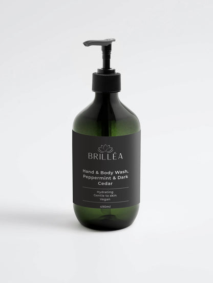 BRILLÉA Hand & Body Wash Erfrischung & Pflege für Haut & Sinne 490 ml