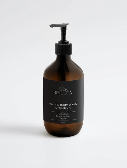 BRILLÉA Hand & Body Wash erfrischende Grapefruit-Pflege 490 ml