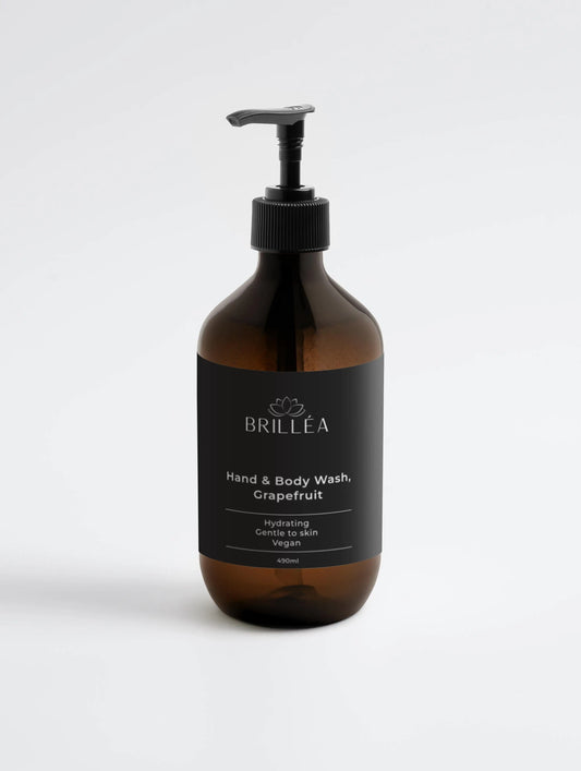 BRILLÉA Hand & Body Wash erfrischende Grapefruit-Pflege 490 ml