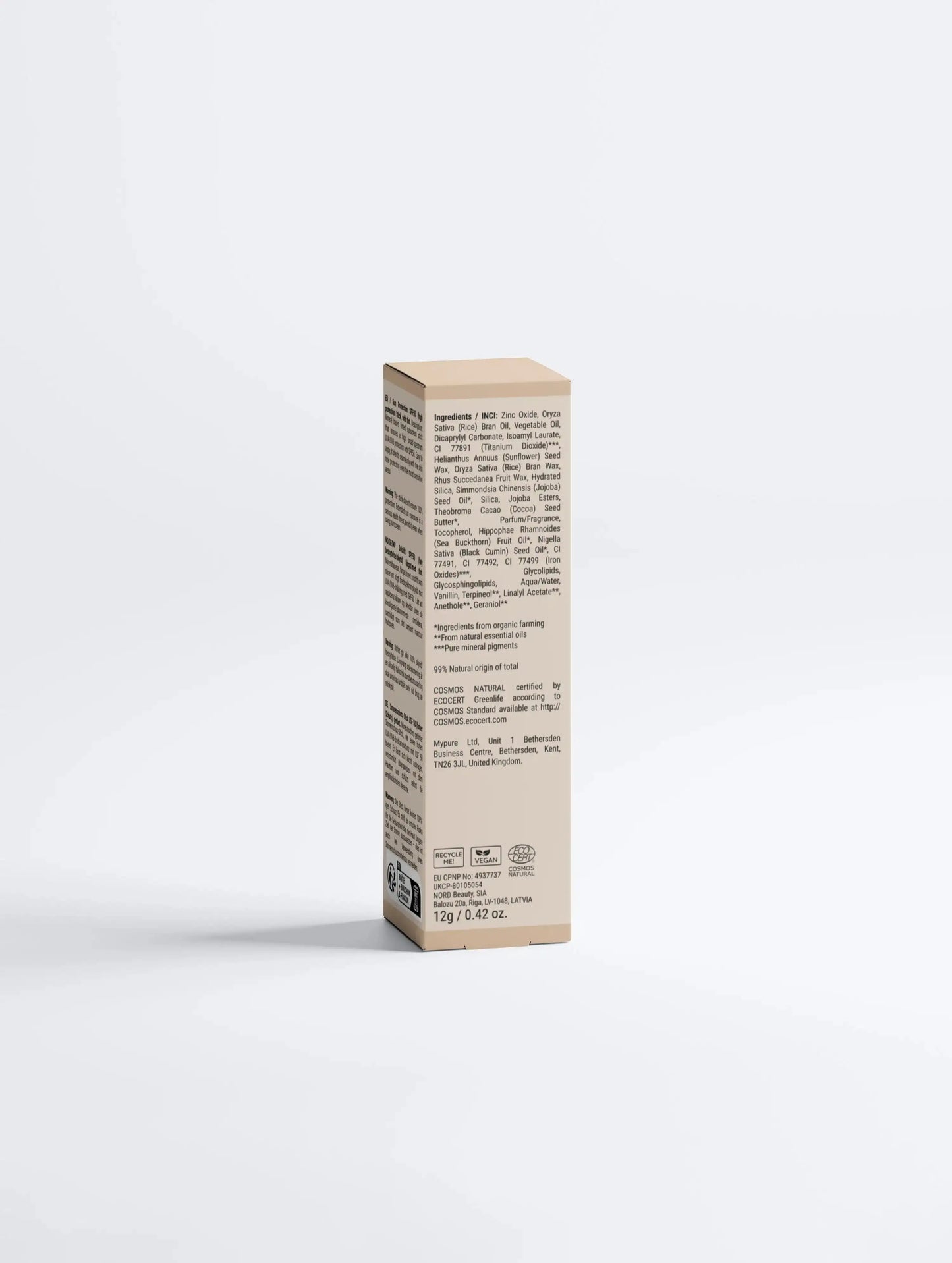 BRILLÉA Sonnenschutz Stick mit Tönung SPF 50 & natürlicher Pflege 12 g