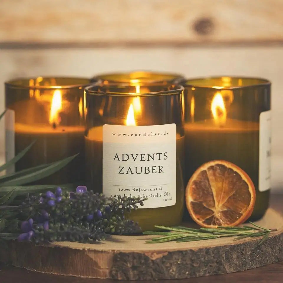 CANDELAE ADVENTSZAUBER Duftkerze aus Sojawachs 250 ml